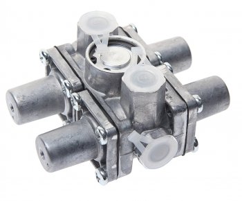 1 599 р. Клапан ЗИЛ,КАМАЗ,МАЗ,МЗКТ,ПАЗ защитный 4-х контурный MEGAPOWER MEGAPOWER 350-14-003  с доставкой в г. Пермь. Увеличить фотографию 2