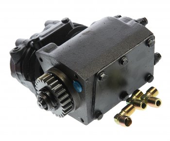 13 849 р. Компрессор КАМАЗ (2 цилиндровый) жид. охлаж. 210лмин. MEGAPOWER MEGAPOWER 350-27-010  с доставкой в г. Пермь. Увеличить фотографию 3