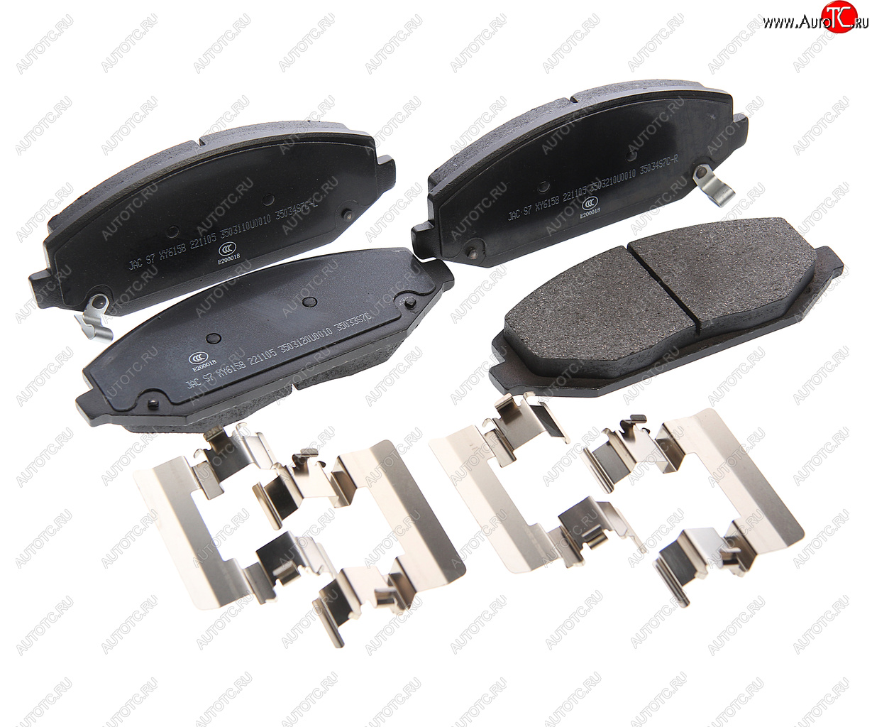 9 199 р. Колодки тормозные JAC S7 передние (4шт.) OE JAC 3503100u0010-f011  с доставкой в г. Пермь