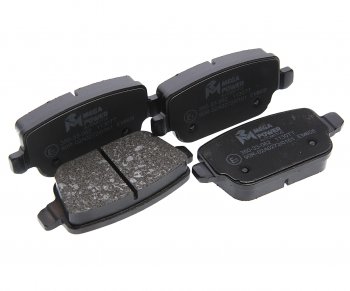 1 069 р. Колодки тормозные FORD Galaxy,Mondeo LAND ROVER Freelander задние (4шт.) MEGAPOWER MEGAPOWER 350-33-062  с доставкой в г. Пермь. Увеличить фотографию 1