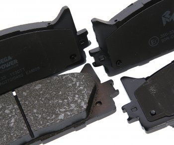 969 р. Колодки тормозные передние (4шт.) MEGAPOWER Toyota Camry XV40 дорестайлинг (2006-2008)  с доставкой в г. Пермь. Увеличить фотографию 2