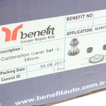 1 429 р. Ремкомплект суппорта MERITOR Elsa 1 (подводной механизм левый) (35мм) BENEFIT BENEFIT 3508-1  с доставкой в г. Пермь. Увеличить фотографию 3