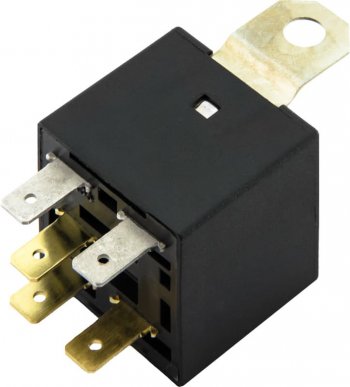 181 р. Реле электромагнитное 12V 5-ти контактное 50А замыкающее с кронштейном ЭМИ ЭМИ 35.3787-30  с доставкой в г. Пермь. Увеличить фотографию 1