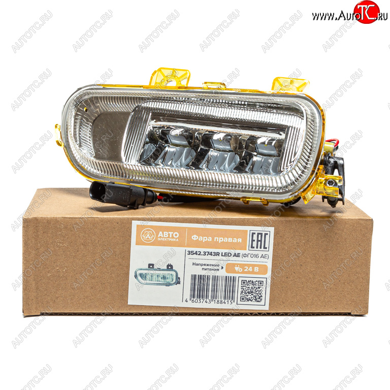 2 599 р. Фара противотуманная КАМАЗ-5490,MERCEDES Axor правая LED AVTOELECTRICA AVTOELECTRICA 3542.3743r led aе (фг016 ae)  с доставкой в г. Пермь
