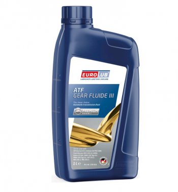 1 529 р. Масло трансмиссионное ATF GEAR FLUIDE III 1л EUROLUB EUROLUB 378001  с доставкой в г. Пермь. Увеличить фотографию 1