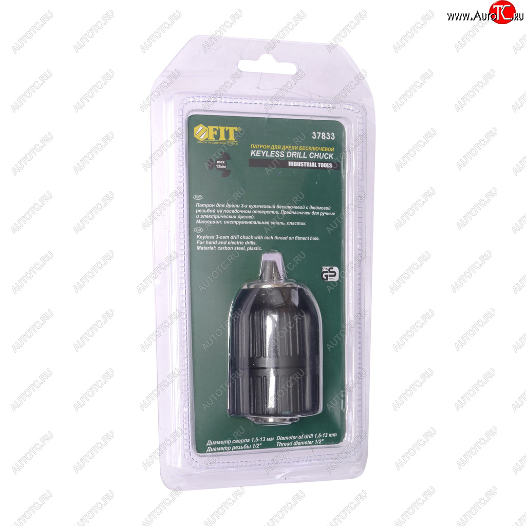 659 р. Патрон для дрели бесключевой 2-13мм 12 FIT FIT 37833 с доставкой в г. Пермь Увеличить фотографию 1 659 р. Патрон для дрели бесключевой 2-13мм 12 FIT FIT 37833 с доставкой в г. Пермь