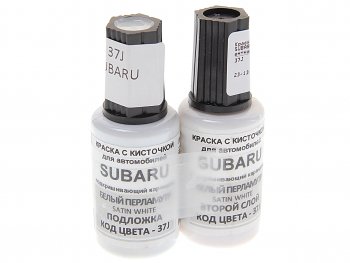 719 р. Краска с кистью 20мл SUBARU 37J 2-х компонентная PODKRASKA PODKRASKA 37j  с доставкой в г. Пермь. Увеличить фотографию 1