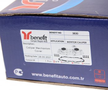 2 099 р. Ремкомплект суппорта MERITOR Elsa (корпус направляющих,прокладка,болты) BENEFIT BENEFIT 3830  с доставкой в г. Пермь. Увеличить фотографию 4