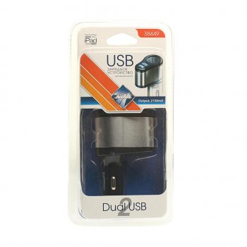469 р. Разветвитель прикуривателя 1-но гнездовой 12-24V 2USB 2.1A NOVA BRIGHT NOVA BRIGHT 38449  с доставкой в г. Пермь. Увеличить фотографию 1