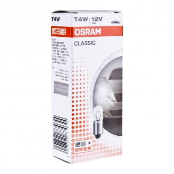 46 р. Лампа 12V T4W BA9s OSRAM OSRAM 3893clc  с доставкой в г. Пермь. Увеличить фотографию 4
