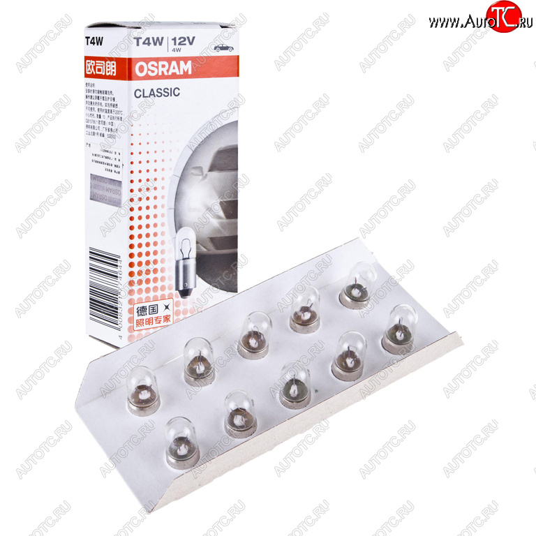 46 р. Лампа 12V T4W BA9s OSRAM OSRAM 3893clc  с доставкой в г. Пермь