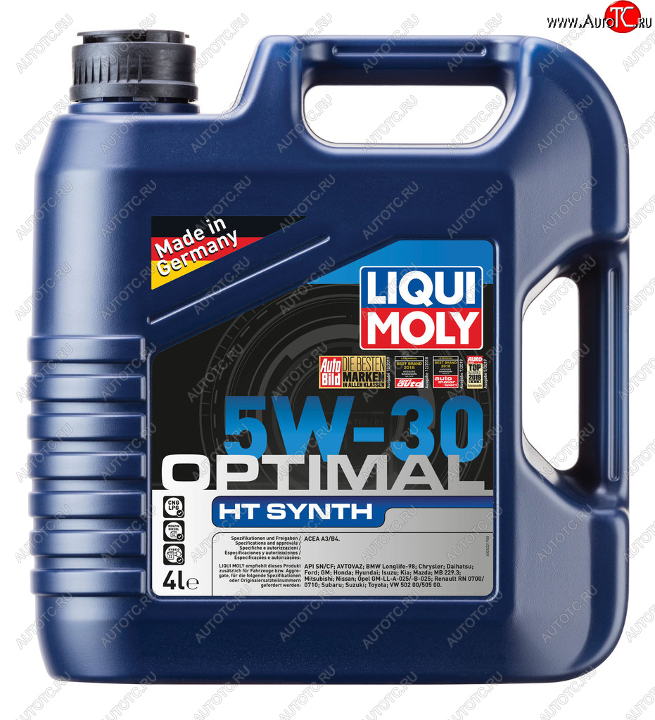 6 449 р. Масло моторное OPTIMAL SYNTH VW 5020050500 5W30 синт.4л LIQUI MOLY LIQUI MOLY 39001  с доставкой в г. Пермь