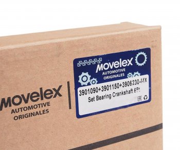 2 599 р. Вкладыши КАМАЗ,ПАЗ дв.CUMMINS 6ISBe,6ISDe,6BT коренные d=0.00 комплект MOVELEX MOVELEX 3901090+3901150+3906230-mx  с доставкой в г. Пермь. Увеличить фотографию 2
