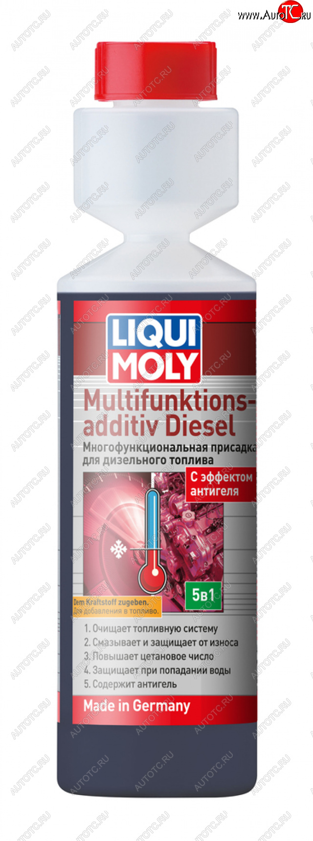 1 479 р. Присадка в дизельное топливо многофункциональная 250мл LIQUI MOLY LIQUI MOLY 39024  с доставкой в г. Пермь