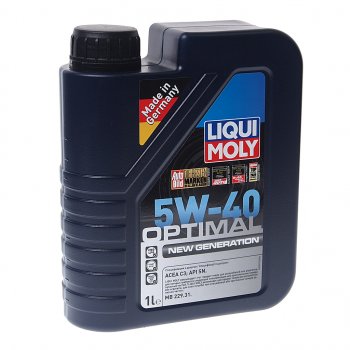 1 569 р. Масло моторное OPTIMAL New Generation 5W40 синт.1л LIQUI MOLY LIQUI MOLY 39032  с доставкой в г. Пермь. Увеличить фотографию 1