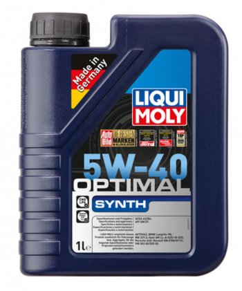 1 699 р. Масло моторное OPTIMAL SYNTH 5W40 синт.1л LIQUI MOLY LIQUI MOLY 3925  с доставкой в г. Пермь. Увеличить фотографию 1