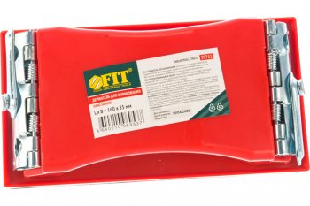 349 р. Блок шлифовальный пластмассовый 160х85мм FIT FIT 39711  с доставкой в г. Пермь. Увеличить фотографию 2