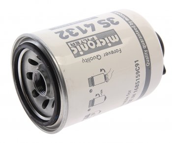 1 089 р. Фильтр топливный DOOSAN JHON DEERE грубой очистки (без стакана,со сливом) MICRONIC FILTER MICRONIC FILTER 3s4132  MICRONIC FILTER 3s4132   с доставкой в г. Пермь. Увеличить фотографию 1
