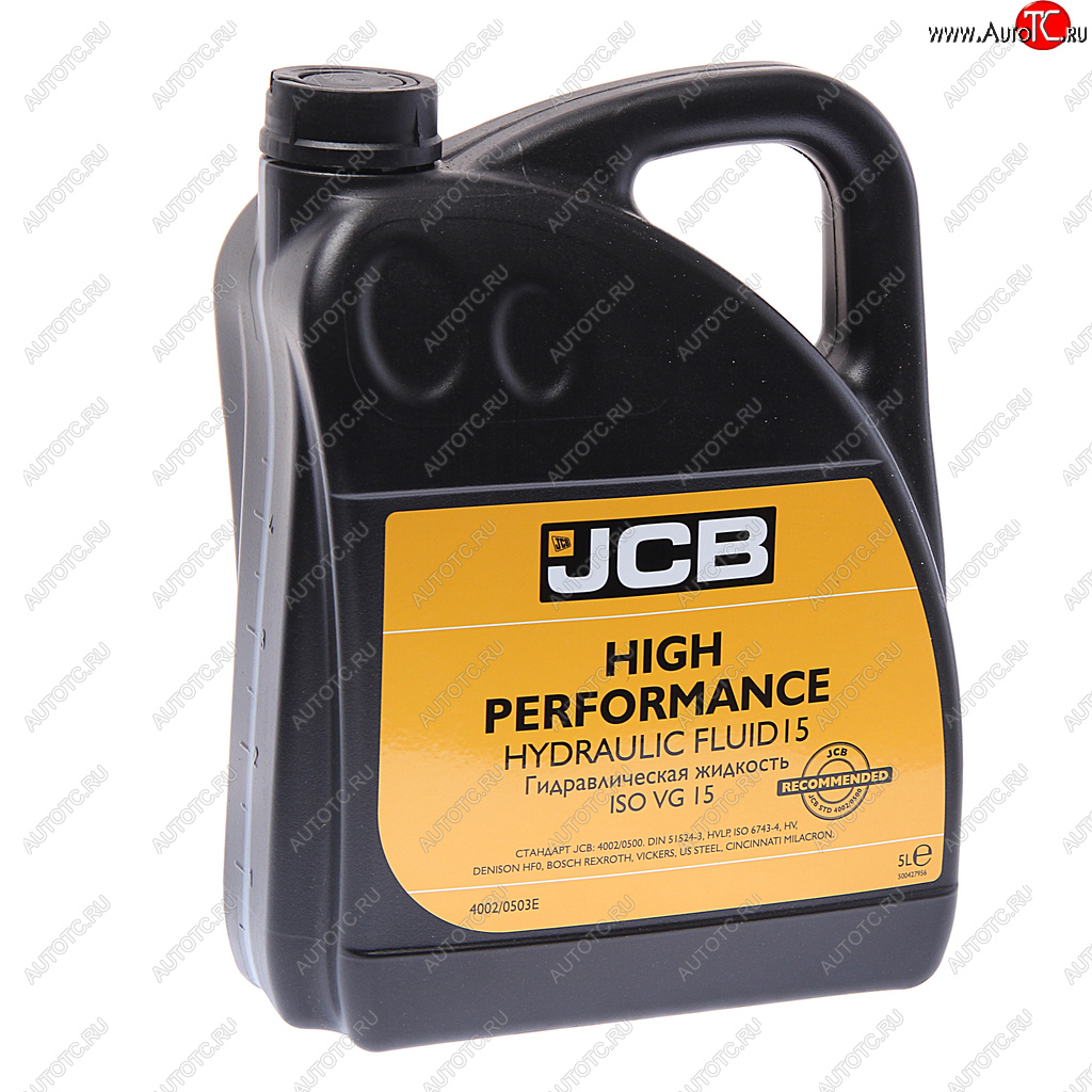 8 649 р. Масло гидравлическое HYDRAULIC FLUID HP15 5л JCB JCB 40020503 JCB 40020503  с доставкой в г. Пермь