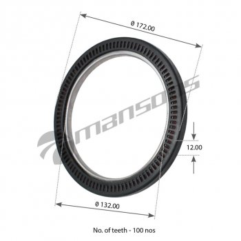1 129 р. Сальник MAN ступицы задней (132x172x12) MANSONS MANSONS 400.621  с доставкой в г. Пермь. Увеличить фотографию 5