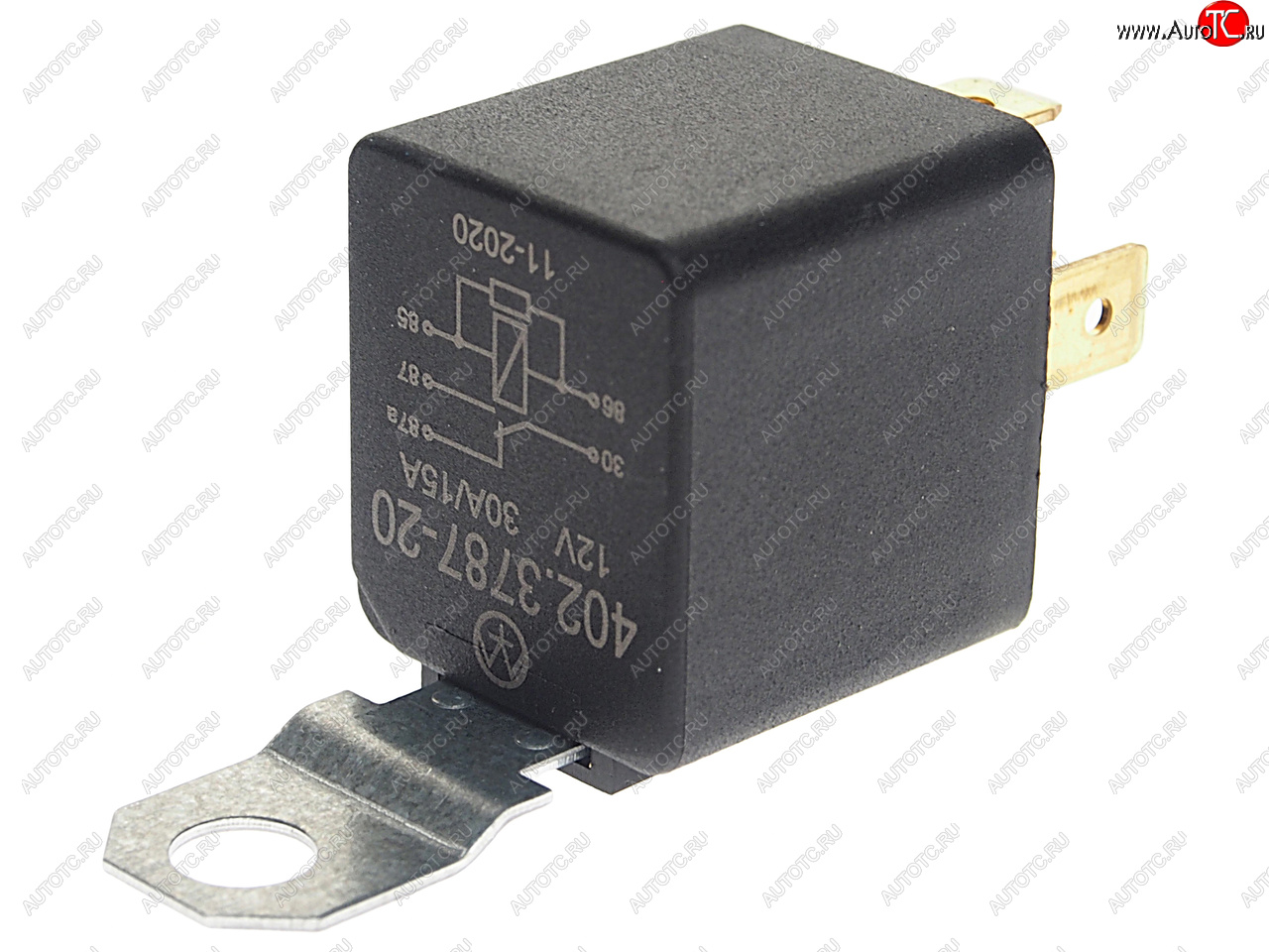 209 р. Реле электромагнитное 12V 5-ти контактное 3015А с кронштейном переключающее ЭНЕРГОМАШ ЭНЕРГОМАШ 402.3787-20  с доставкой в г. Пермь