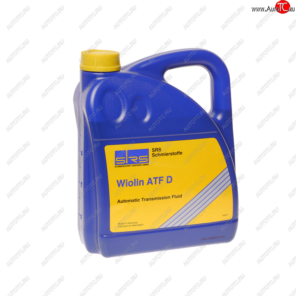 4 549 р. Масло трансмиссионное WIOLIN ATF D КПП автомат 4л SRS SRS 4033885000205  с доставкой в г. Пермь