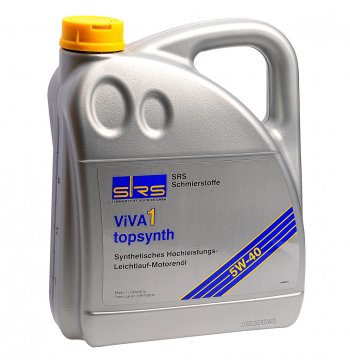 5 999 р. Масло моторное VIVA 1 TOPSYNTH 5W40 синт.4л SRS SRS 4033885000458  с доставкой в г. Пермь. Увеличить фотографию 1