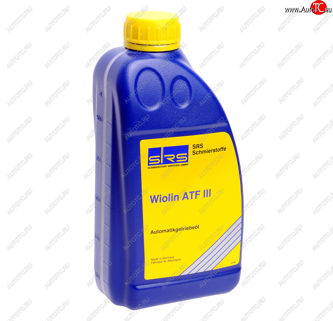 1 499 р. Масло трансмиссионное WIOLIN ATF III КПП автомат 1л SRS SRS 4033885000953  с доставкой в г. Пермь