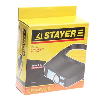 659 р. Лупа с дополнительными линзами и креплением STAYER STAYER 40520-1  с доставкой в г. Пермь. Увеличить фотографию 3