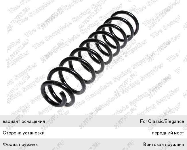 5 999 р. Пружина передней подвески LESJOFORS Mercedes-Benz E-Class W211 дорестайлинг седан (2002-2006)  с доставкой в г. Пермь