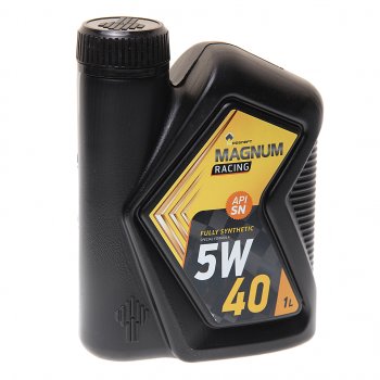 1 599 р. Масло моторное MAGNUM Racing 5W40 SNA3B4 синт.1л PAO РОСНЕФТЬ РОСНЕФТЬ 40801632  с доставкой в г. Пермь. Увеличить фотографию 1