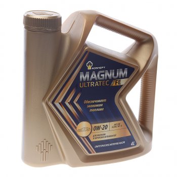 3 279 р. Масло моторное MAGNUM Ultratec FE 0W20 SNGF-5 синт.4л РОСНЕФТЬ РОСНЕФТЬ 40802342  с доставкой в г. Пермь. Увеличить фотографию 1
