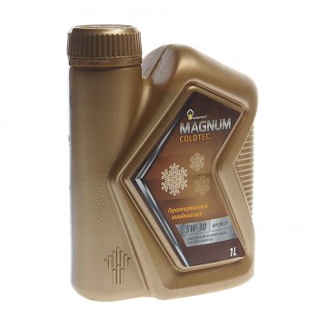649 р. Масло моторное MAGNUM Coldtec 5W30 SNCFGF-5 синт.1л РОСНЕФТЬ РОСНЕФТЬ 40813232  с доставкой в г. Пермь. Увеличить фотографию 1