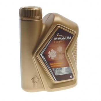 599 р. Масло моторное MAGNUM Coldtec 5W40 SNCF синт.1л РОСНЕФТЬ РОСНЕФТЬ 40813832  с доставкой в г. Пермь. Увеличить фотографию 1