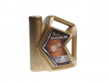1 949 р. Масло моторное MAGNUM Coldtec 5W40 SNCF синт.4л РОСНЕФТЬ РОСНЕФТЬ 40813842  с доставкой в г. Пермь. Увеличить фотографию 1