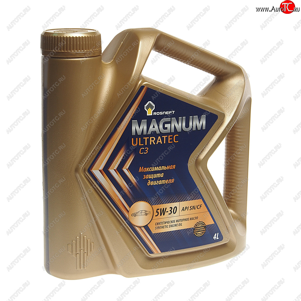 2 569 р. Масло моторное MAGNUM Ultratec С3 5W30 C3SNCF синт.4л РОСНЕФТЬ РОСНЕФТЬ 40814142  с доставкой в г. Пермь
