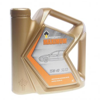 1 139 р. Масло моторное MAXIMUM 15W40 SGCD мин.4л РОСНЕФТЬ РОСНЕФТЬ 40814442  с доставкой в г. Пермь. Увеличить фотографию 1