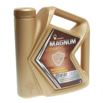 1 579 р. Масло моторное MAGNUM Maxtec 5W40 SLCF псинт.4л РОСНЕФТЬ РОСНЕФТЬ 40814642  с доставкой в г. Пермь. Увеличить фотографию 1
