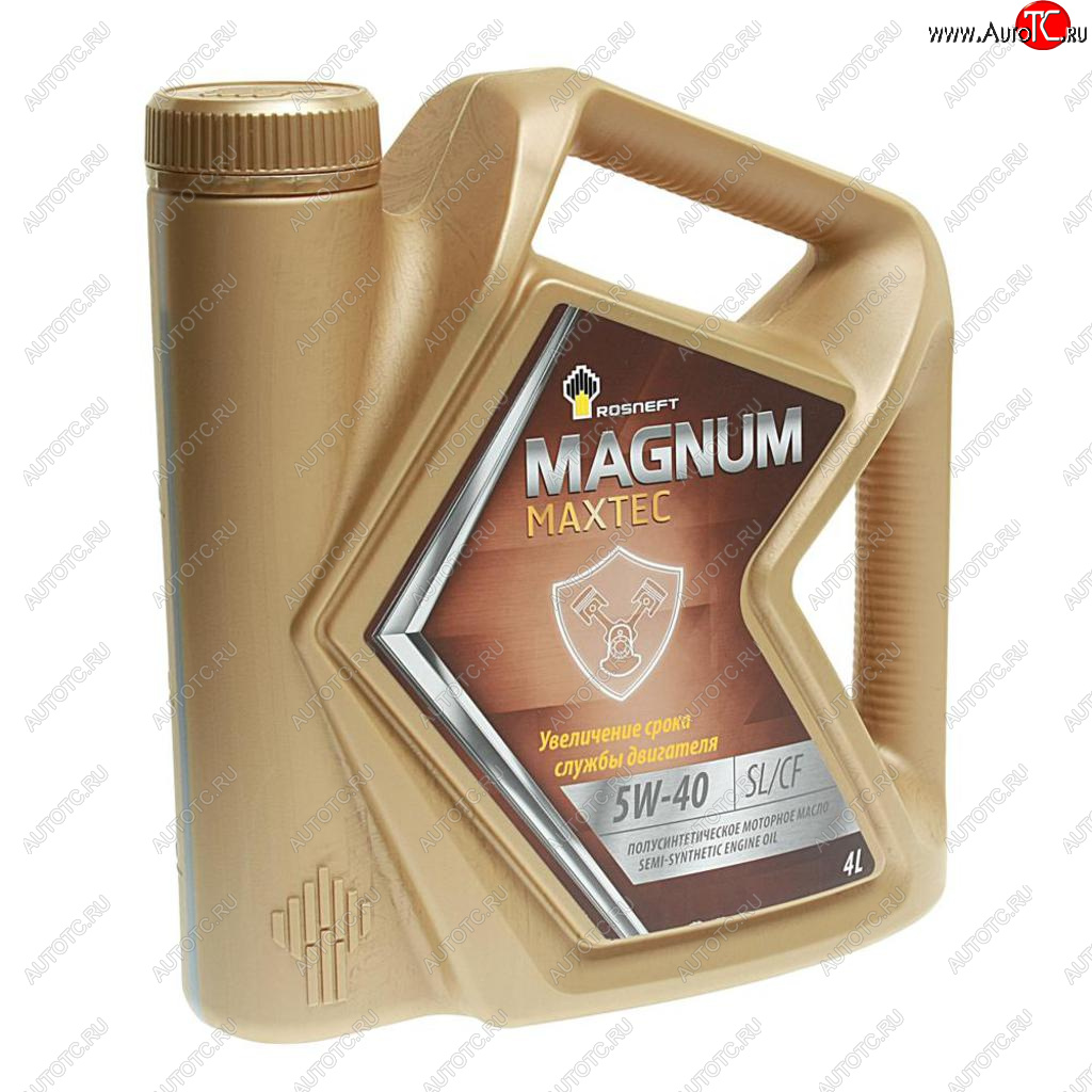 1 579 р. Масло моторное MAGNUM Maxtec 5W40 SLCF псинт.4л РОСНЕФТЬ РОСНЕФТЬ 40814642  с доставкой в г. Пермь