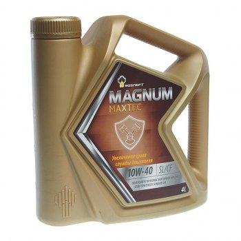 1 499 р. Масло моторное MAGNUM Maxtec 10W40 SLCF псинт.4л РОСНЕФТЬ РОСНЕФТЬ 40814742  с доставкой в г. Пермь. Увеличить фотографию 1