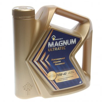 1 949 р. Масло моторное MAGNUM Ultratec 10W40 SNCFA3B4 синт.4л РОСНЕФТЬ РОСНЕФТЬ 40814942  с доставкой в г. Пермь. Увеличить фотографию 1