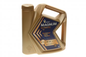 3 489 р. Масло моторное MAGNUM Ultratec A5 5W30 SLCFA5B5 синт.4л РОСНЕФТЬ РОСНЕФТЬ 40816542  с доставкой в г. Пермь. Увеличить фотографию 1