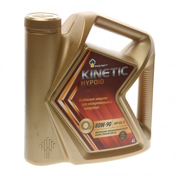 1 649 р. Масло трансмиссионное KINETIC Hypoid GL-5 80W90 мин.4л РОСНЕФТЬ РОСНЕФТЬ 40817342  с доставкой в г. Пермь. Увеличить фотографию 1