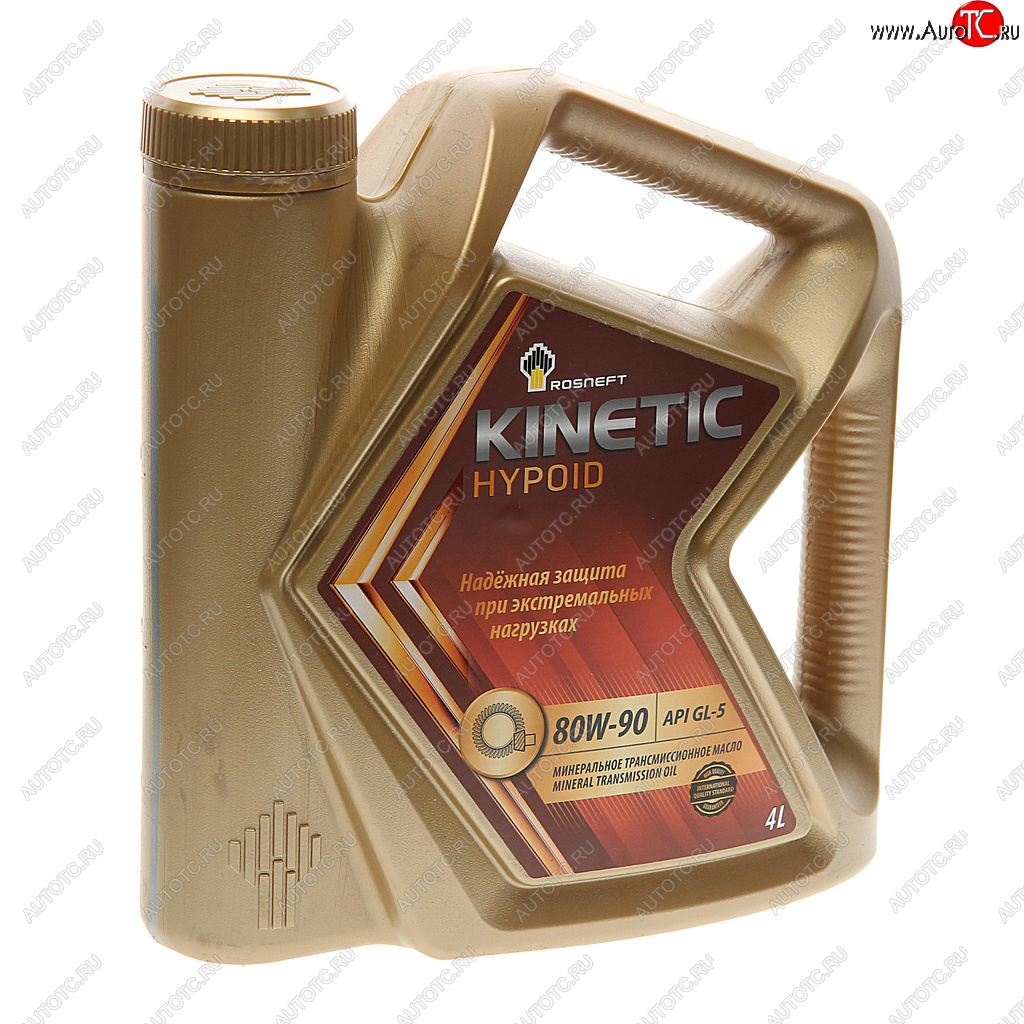 1 649 р. Масло трансмиссионное KINETIC Hypoid GL-5 80W90 мин.4л РОСНЕФТЬ РОСНЕФТЬ 40817342  с доставкой в г. Пермь