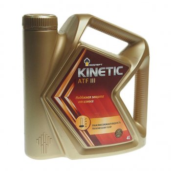 2 269 р. Масло трансмиссионное ATF Kinetic III псинт.4л РОСНЕФТЬ РОСНЕФТЬ 40817542  с доставкой в г. Пермь. Увеличить фотографию 1