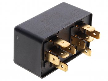 299 р. Реле электромагнитное 12V 5-ти контактное 4030А сдвоенное переключающее с кронштейном ЭНЕРГОМАШ ЭНЕРГОМАШ 409.3787-20  с доставкой в г. Пермь. Увеличить фотографию 1