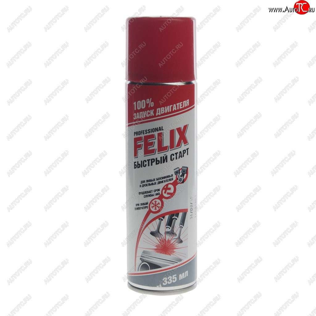 339 р. Жидкость для запуска двигателя 335мл FELIX ТОСОЛ-СИНТЕЗ 411040018  с доставкой в г. Пермь
