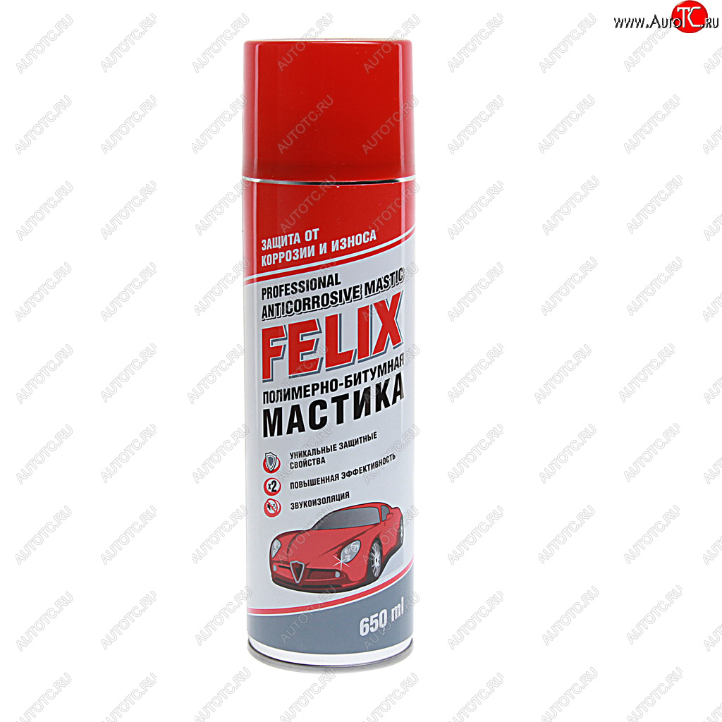 399 р. Антикор мастика полимерно-битумная 650мл аэрозоль FELIX ТОСОЛ-СИНТЕЗ 411040023  с доставкой в г. Пермь