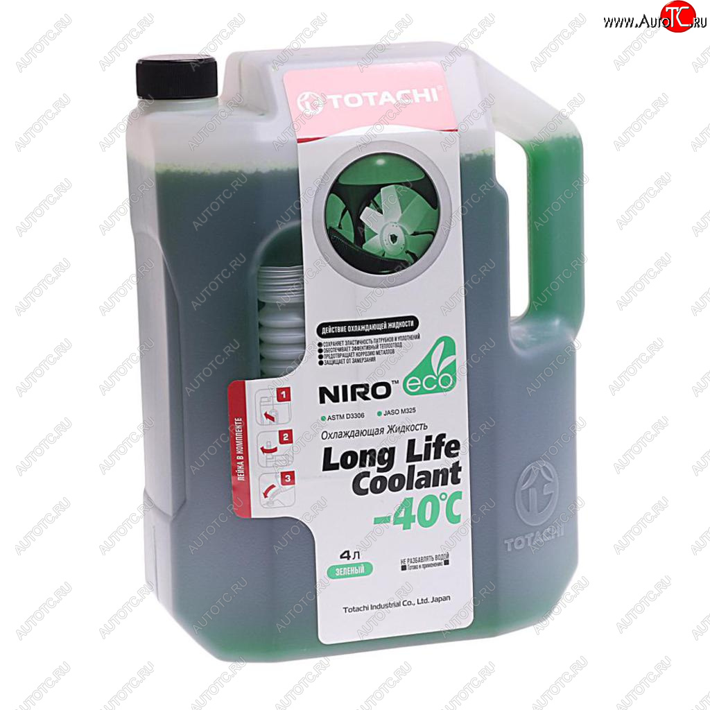 1 069 р. Антифриз зеленый -40C 4л SUPER LLC NIRO TOTACHI TOTACHI 41604  с доставкой в г. Пермь
