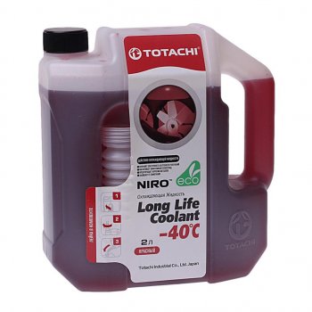 589 р. Антифриз красный -40C 2л SUPER LLC NIRO TOTACHI TOTACHI 41802  с доставкой в г. Пермь. Увеличить фотографию 1